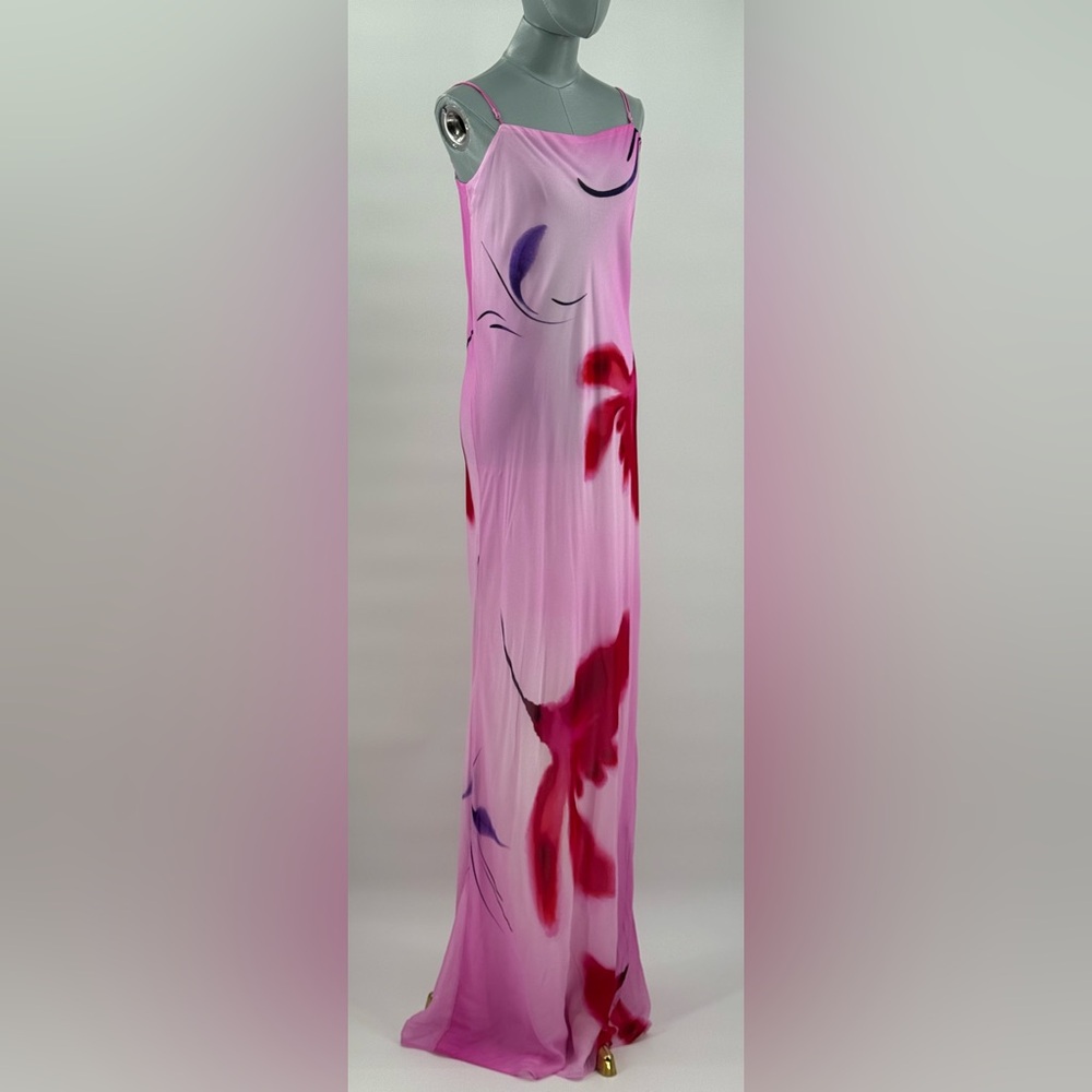 🆕 RAT & BOA 🧿 NWOT Alici Pink Floral Column Dress, Sz XL - Picture 13 of 17
